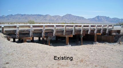 Picture of existing bridge