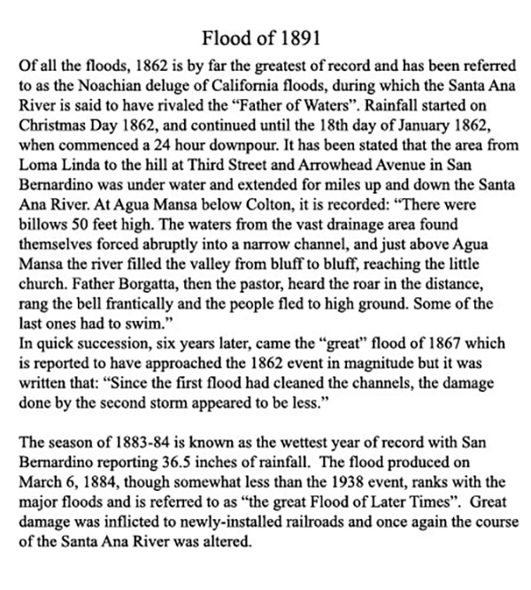Flood history of 1891