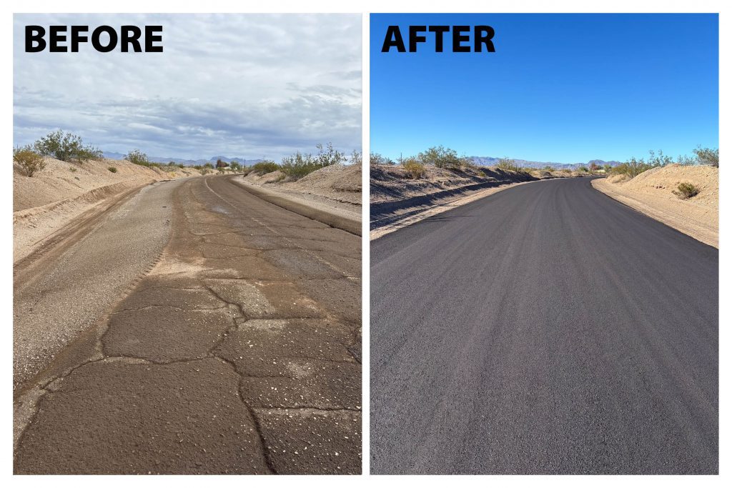Before and after photos of Big River